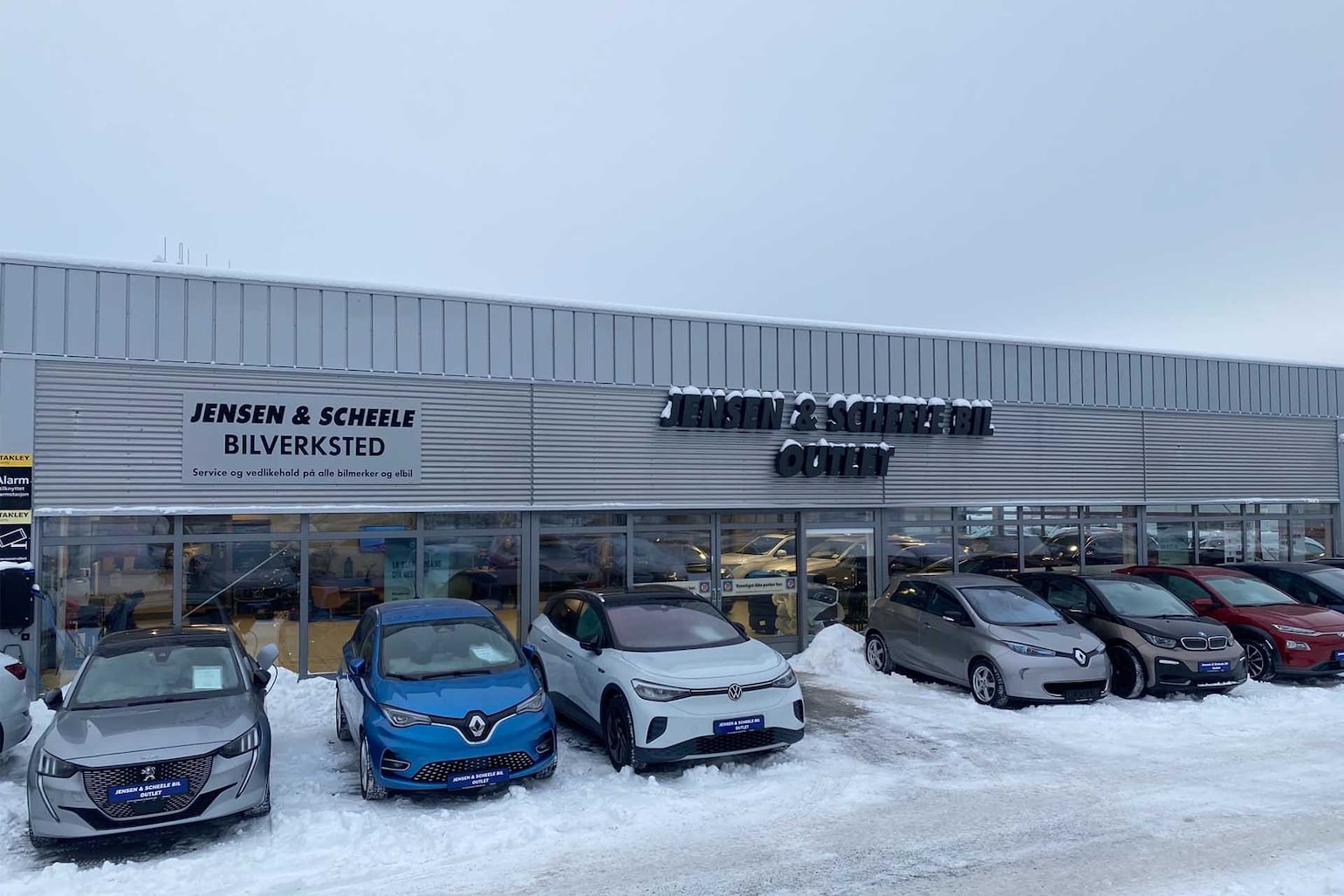 Jensen & Scheele Outlet fasade